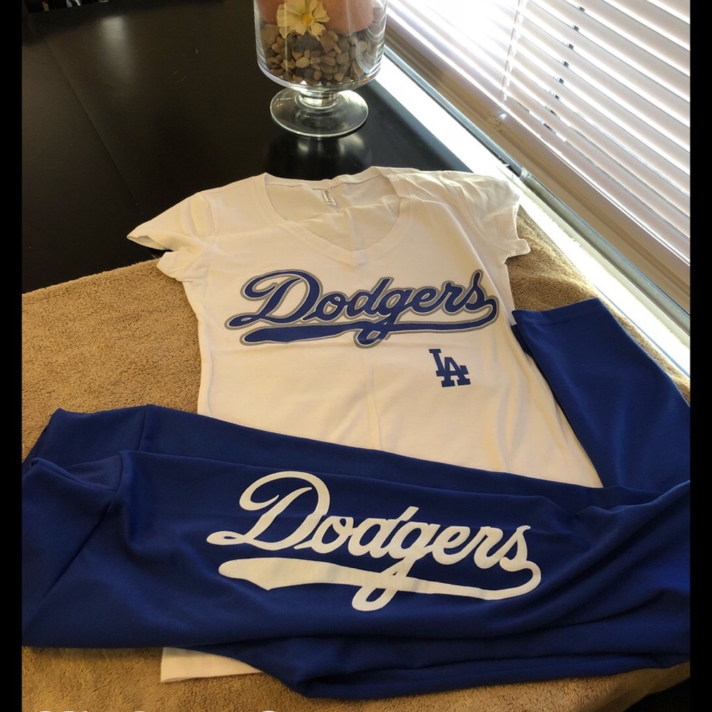 ⚠️RESTOCKED❗️NWT LA DODGERS Legging & Shirt Set
